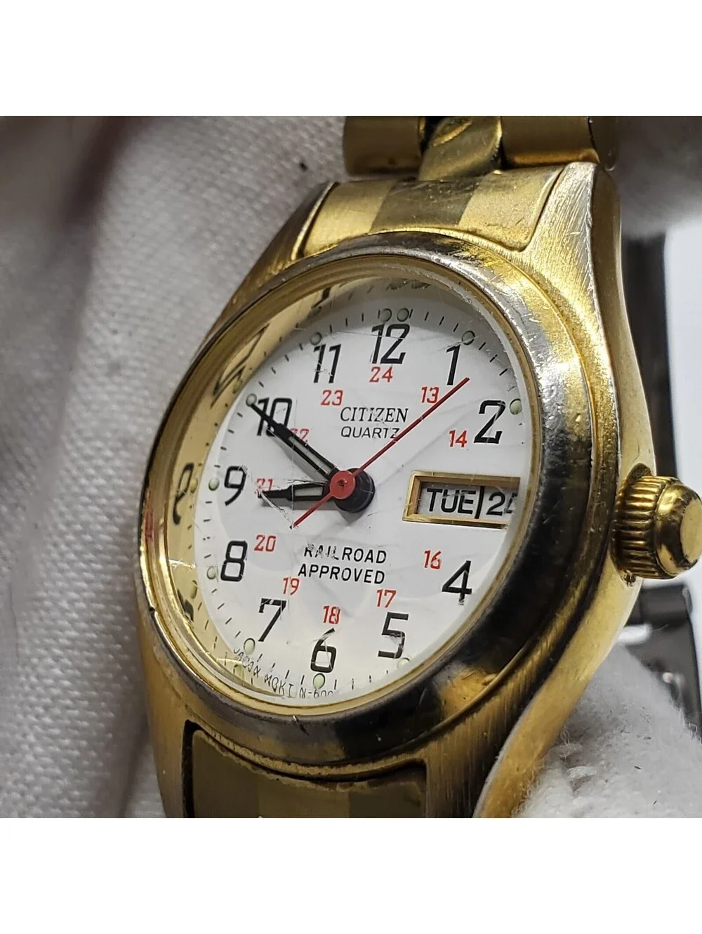 Citizen Railroad Approved Watch Womens 24mm For Parts Or Repair